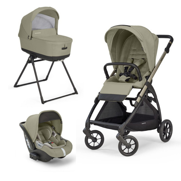 Wheelchair 3 in 1 Inglesina Quattro Electa Nolita Beige frame color iridium  black - Travel systems στο Bebe Maison