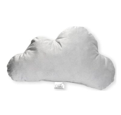 Διακοσμητικό μαξιλάρι Baby Oliver Σύννεφο βελουτέ γκρι σχέδιο 132 στο Bebe Maison