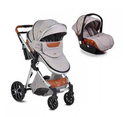 Πολυκαρότσι 3 σε 1 Cangaroo Alma Light Grey στο Bebe Maison