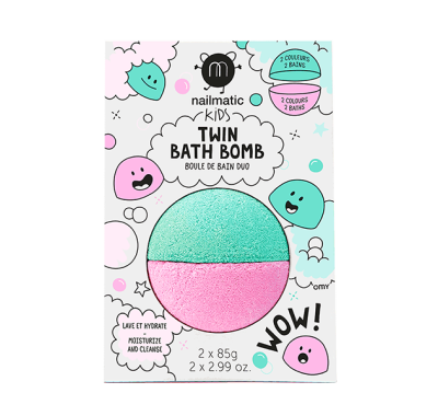 Bath bomb Nailmatic duo ροζ-πράσινο στο Bebe Maison