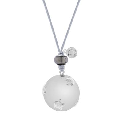 Music Pregnancy Music Proudmama Babybell Stars (Silver) with gray cord στο Bebe Maison