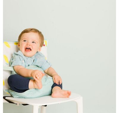 Φορητή θέση φαγητού Baby to Love Pocket chair Happy lemon στο Bebe Maison