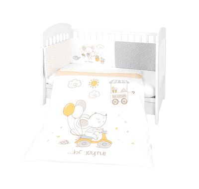 Σετ προίκας 2 τμχ 70/140 Kikka Boo Joyful Mice στο Bebe Maison