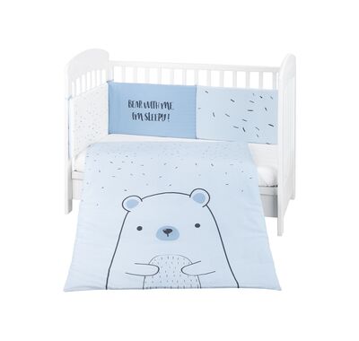 Σετ προίκας 2 τμχ 70/140 Kikka Boo Bear with me Blue στο Bebe Maison