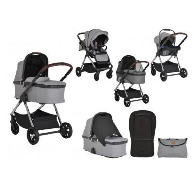 Πολυκαρότσι  3 σε 1 Cangaroo Empire light grey στο Bebe Maison