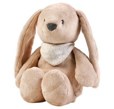 Nattou plush bunny with light, white sounds and Sleepy brown melodies στο Bebe Maison