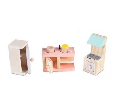 Ξύλινα παιδικά παιχνίδια κουζίνας Cangaroo για κουκλόσπιτο 4013 στο Bebe Maison