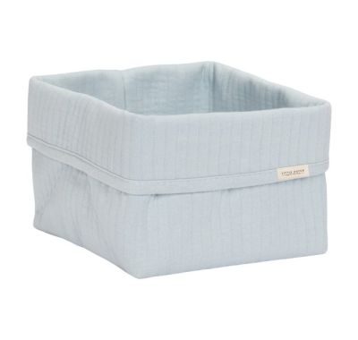 Καλάθι αλλαξιέρας μικρό Little Dutch pure soft blue στο Bebe Maison