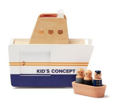 Kids Concept Aiden Wooden Ship with Cars στο Bebe Maison