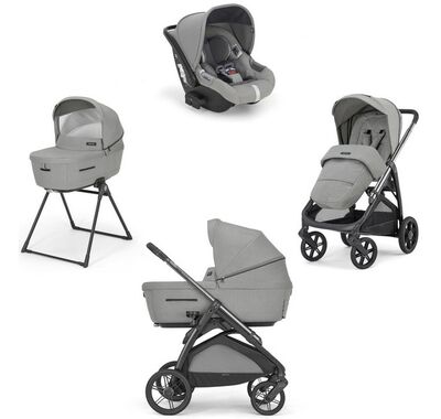 Πολυκαρότσι 3 σε 1 Inglesina Aptica Quattro Satin Grey στο Bebe Maison