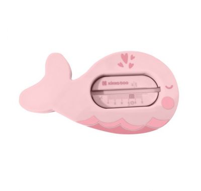 Θερμόμετρο μπάνιου Kikka Boo Whale pink στο Bebe Maison