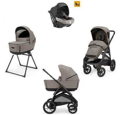 Πολυκαρότσι 3 σε 1 Inglesina Aptica XT Quattro Tundra Beige με σκελετό Nero στο Bebe Maison