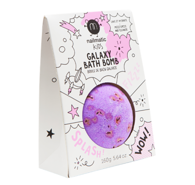 Παιδικά άλατα Bath Bomb Nailmatic Cosmic ροζ-λιλά στο Bebe Maison