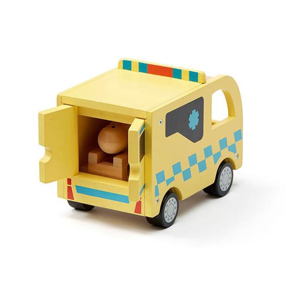 Wooden ambulance Kids Concept aiden στο Bebe Maison