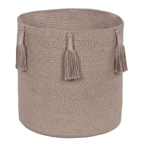 Lorena Canals Woody Vintage Nude 30x30 storage basket στο Bebe Maison