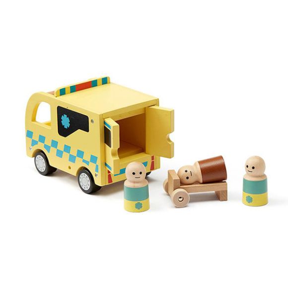 Wooden ambulance Kids Concept aiden στο Bebe Maison