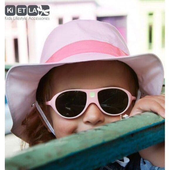 2 -sided Kietla hat with UV Protection Panama Pink στο Bebe Maison