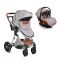 Πολυκαρότσι 3 σε 1 Cangaroo Alma Light Grey στο Bebe Maison