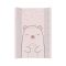 Αδιάβροχη αλλαξιέρα με PVC και σκληρή βάση στήριξης Kikka Boo 70х50cm Bear with me Pink στο Bebe Maison