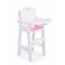 Wooden high chair for Kangaroo doll with cushion PH12B012 στο Bebe Maison