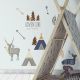 Αυτοκόλλητα τοίχου RoomMates Κάμπινγκ στον Αρκτικό κύκλο στο Bebe Maison