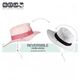 2 -sided Kietla hat with UV Protection Panama Pink στο Bebe Maison